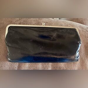 HOBO Lauren Black Leather Wallet